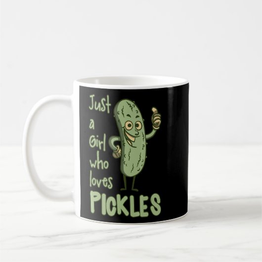 Alleen een meisje dat van Pickles S houdt Koffiemok (Links)