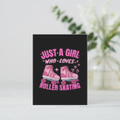 Alleen een meisje dat van Roller houdt. Informatiekaartje (Staand voorkant)