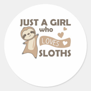 Alleen een meisje dat van Slots houdt... een zweet Ronde Sticker