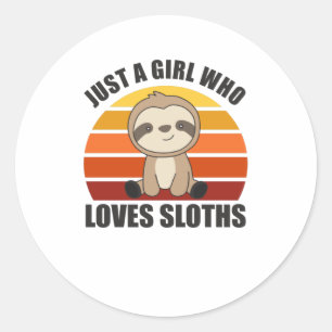Alleen een meisje dat van Slots houdt... een zweet Ronde Sticker