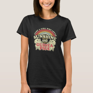 Alleen een meisje dat van Sunshine en Guinee houdt T-shirt