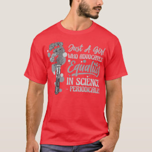 Alleen een meisje dat voor gelijkheid in de wetens t-shirt