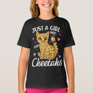 alleen een meisje dat zo dol is op cheeta ' s t-shirt