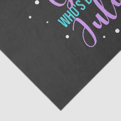 Alleen een meisje uit Naughty dat in juli geboren  Tissuepapier (Detail)