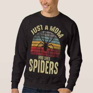 Alleen een moeder die van Spiders Retro Pet Spi h Trui
