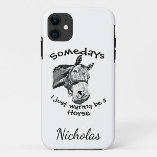 Alleen een paardenfokkerij aanpassen iPhone 11 hoesje