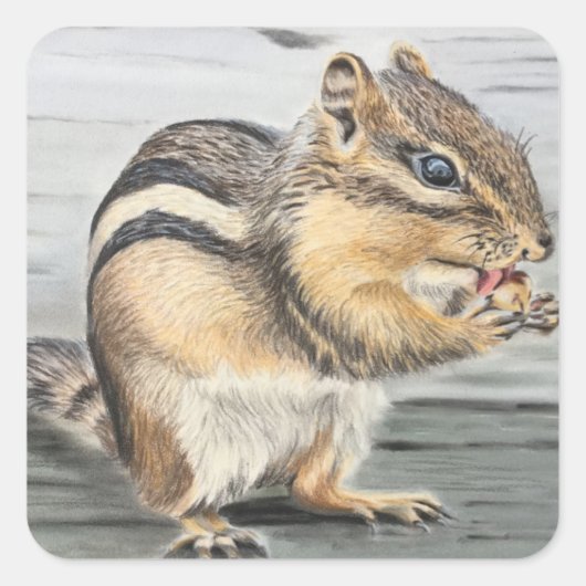 Alleen een Taste Vierkante Sticker (Voorkant)