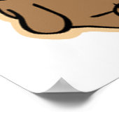 Alleen een Teddy Bear Poster (Hoek)