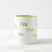 Alleen een thee tweekleurige koffiemok (Center)