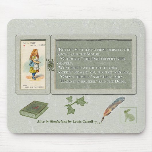 Alleen een Thimble Mousepad Muismat (Voorkant)