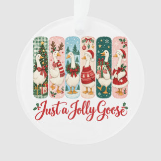 Alleen een vrolijke gans Kerstmis Ornament