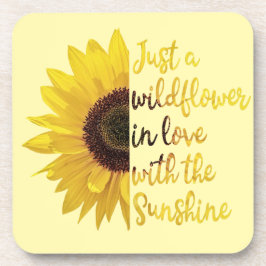 Alleen een Wilde Bloem Bier Onderzetter