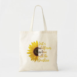 Alleen een Wilde Bloem Tote Bag