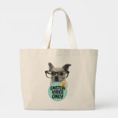 Alleen Einstein Vibes - Canvas tas (Achterkant)