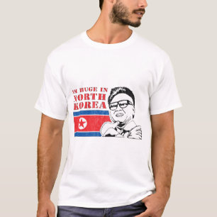 alleen enorm in noord - korea - kim jong il t-shirt