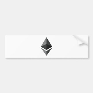 Alleen Ethereum-logo Bumpersticker