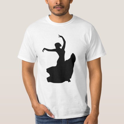 Alleen Flamenco Dancer T-shirt (Voorkant)