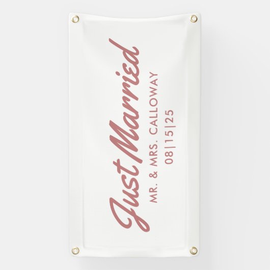 Alleen gehuwde autobanner spandoek (Verticaal)