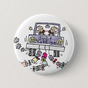 Alleen gehuwde homepage-voordeur ronde button 5,7 cm
