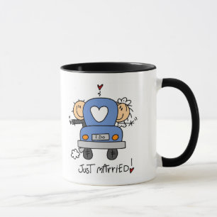 Alleen gehuwde T-shirts, bruidegom en cadeautjes Mok