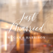 Alleen gehuwde vensterverkoop raamsticker (Vel 2)