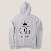 Alleen Gemz Rits Ash Hoodie - Officieel (Laag Achter)