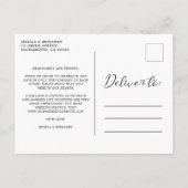 Alleen getrouwd | Aankondiging van weddenschappen (Achterkant)