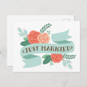 Alleen getrouwd briefkaart (Voorkant / Achterkant)