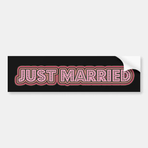 Alleen getrouwd bumpersticker