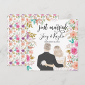 Alleen getrouwd | Illustratie Uitzicht paren achte (Voorkant / Achterkant)