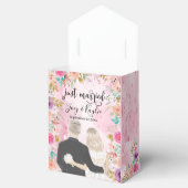 Alleen getrouwd | Illustratie Uitzicht paren achte Bedankdoosjes (Geopend)