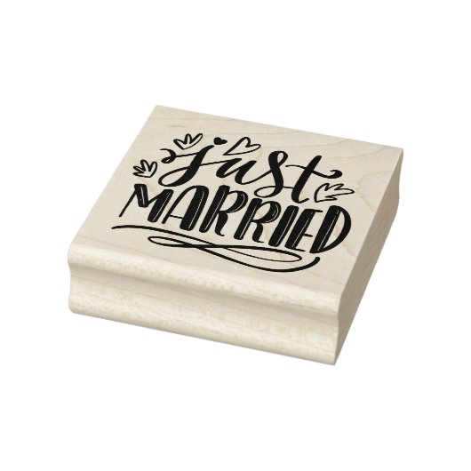 Alleen getrouwd 	rubberstempel (Stempel)