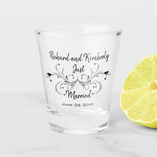 Alleen getrouwd shot glas (Voorkant)