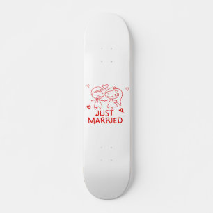 Alleen getrouwd skateboard