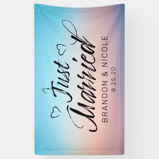 Alleen getrouwd spandoek (Verticaal)