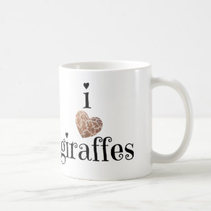 Alleen Giraffe Lovers. i hartgiraffen Koffiemok