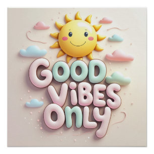 Alleen goede steekproeven perfect poster
