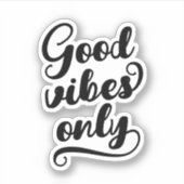 Alleen goede steekproeven sticker (Voorkant)