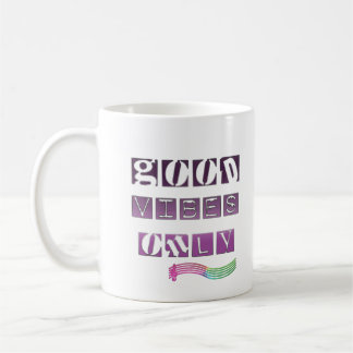Alleen goede vibes koffiemok