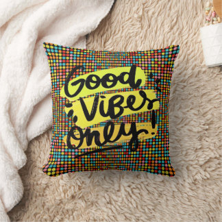 Alleen Goede Vibes Pop Art Kussen