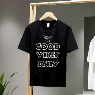 Alleen goede vibes   Positieve energie en Motivati Tri-Blend Shirt