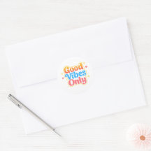 Alleen Goede Vibes Positieve Vibes Sticker