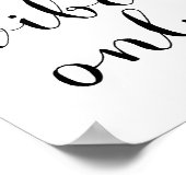 Alleen goede vibes poster (Hoek)