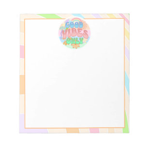 Alleen Goede Vibes   Retro Vintage  Notitieblok