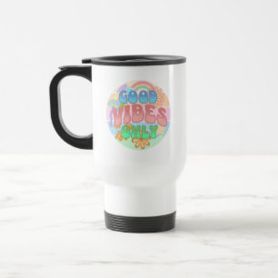 Alleen Goede Vibes   Retro Vintage  Reisbeker