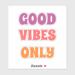 alleen goede vibes sticker