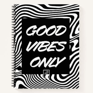Alleen goede vibraties 良い雰囲気だけ Solo buenas vibras Notitieboek