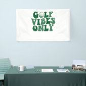 Alleen golfvibes, golfliefhebber spandoek (Beurs)
