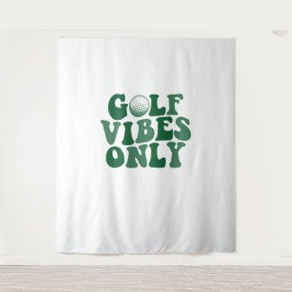 Alleen golfvibes, golfliefhebber wandkleed