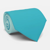 Alleen Gradiënten Kleur - oceaanblauw + uw idee Stropdas (Opgerold)